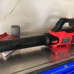 Snap on shop leaf blower