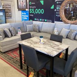 New Sofa Sectional Package Deal You Buy The Sofa, Free Dining Table