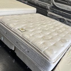 King Mattress Pillowtop Set 