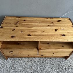 Wood TV stand/Organizer