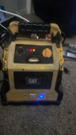 Cat 3 in 1 jump starter, compressor and generator 80$$ works great holds a good charge and everything works a little wear and tear mostly just needs a