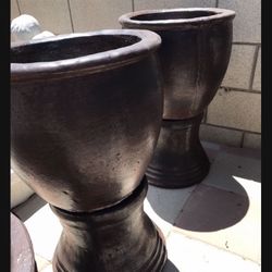 New Flower Pots Made Out Of Cement Perfect Gift 💝 