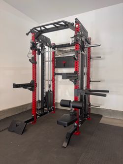 NEW SQUAT RACK SMITH MACHINE COMMERCIAL 3x3 RACK - FREE DELIVERY