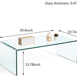 Bent Glass Coffee Table