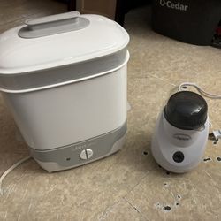 The First Years Modular Baby Bottle Sterilizer/ Dr. brown"s  bottle warmer  both $40