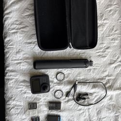 GoPro Max 360 Camera Bundle – Accessories + Case Included  ( Retail 450+)