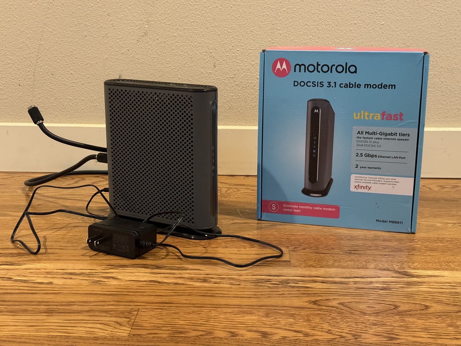 Motorola Docsis 3.1 Plus 2.5gbps Cable Modem