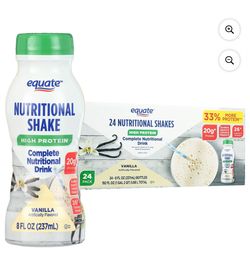 Vanilla Nutritional High protein Shake