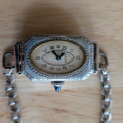 1924 BULOVA ART DECO GOLD FILLED WATCH RUNS