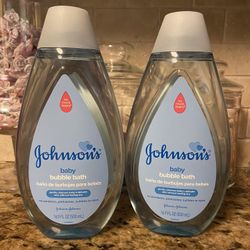 Set of 2 Johnson’s baby bubble bath•16.9oz•all for $8