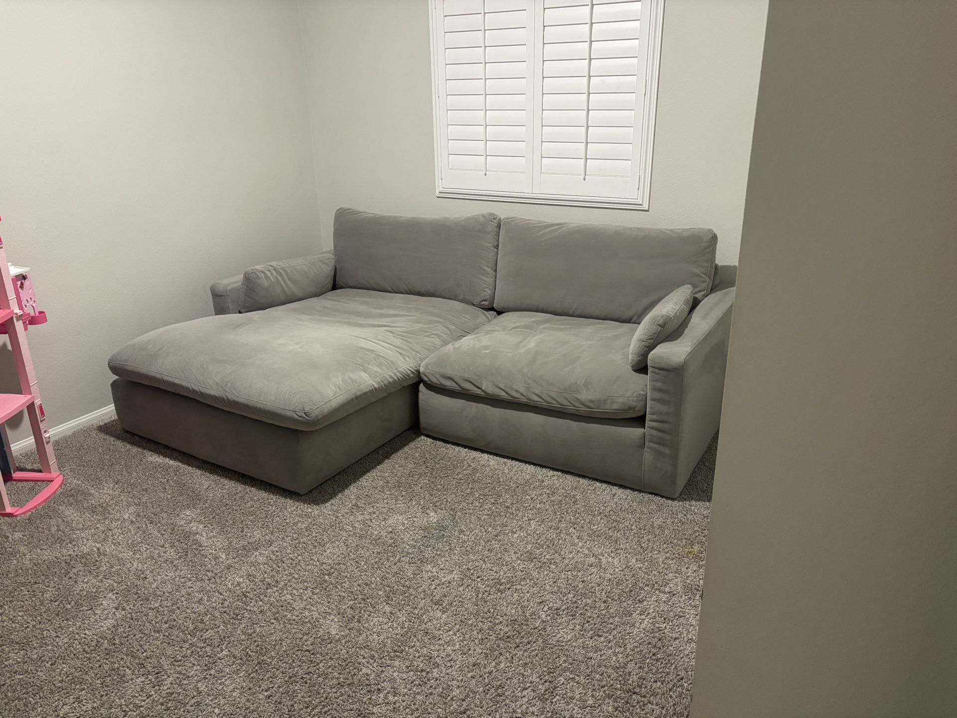 Ashley Furniture Couch With Oversized Ottoman