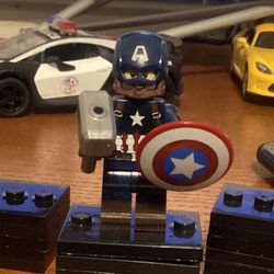 Lego Compatible Captain America With Thor’s Hammer 