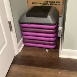 Aerobic Step Platform With 7 Risers