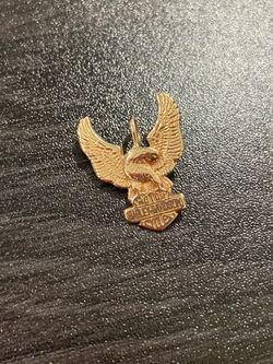 Solid 10K Harley Davidson Motorcycles Pendant