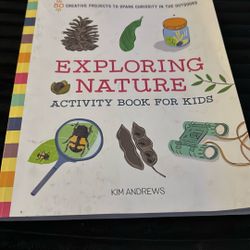 Exploring Nature activity book for kids