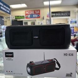 🔊☀️ HD 636 Solar-Powered Wireless Speaker ☀️🔊