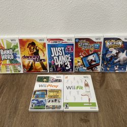 Nintendo Wii Game Bundle – 7 Games (Party, Fitness & Music)