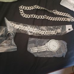 bling mens jewelry set new $40 cash for all