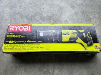 Ryobi RJ186V Corded 12 Amp Variable Speed Reciprocating Saw