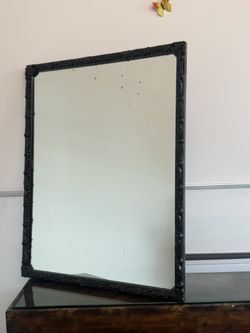 Mirror With Black Frame 