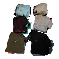 Boys Adidas Under Armour, Carhartt, Volcom Clothing Lot (28) Pieces Size 10-12