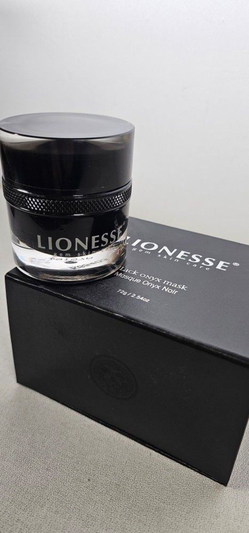 New Lionesse Gem Skin Care Black Onyx Mask with box. 72g 2.54oz