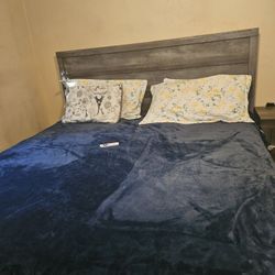 Refrigerator, King Bed And Fullsize Bed