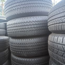 4 used tires 275/65r18 continental 🤑free installation ‼️