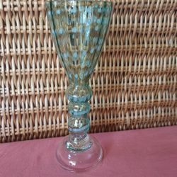 PIER 1 OF A KIND ORIG. ART GLASS COLLECTION VERRE ARTISANAL VASE CANDLE