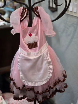 Pink Cupcake Dress Costume 5T Girls