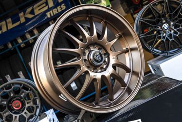 4 NEW Wheels, Sport Styled Rims 17x7.5 (5x114.3/100) Matte Bronze Wheels (Set of 4) Only $799