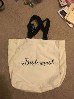 Bridesmaid tote bag