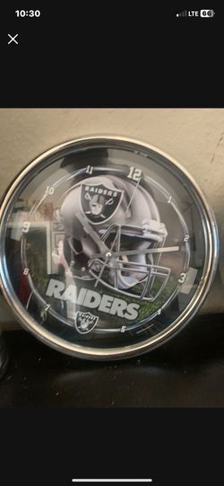 Raiders Clock  Like New