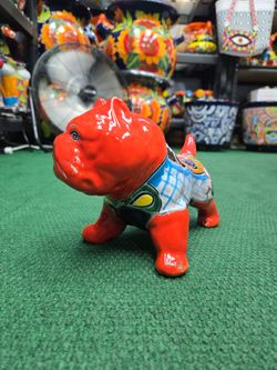 Perrito de talavera decoracion($32) 12031irestone Blvd Norwalk CA