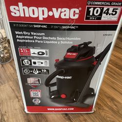 Shop-Vac 10-Gallons 4.5-HP Corded Wet/Dry Shop Vacuum with Accessories Included