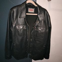 Men's Levi Bomber Leather Jacket