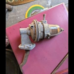 VINTAGE FUEL PUMP W GLASS DOME