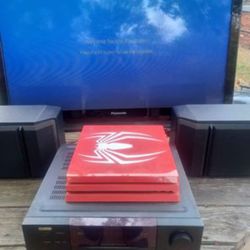PS4 PRO SPIDER-MAN CONSOLE ONLY/PS2 BUNDLE/40"SAMSUNG 1080P TV ROKU STREAMING STICK WITH REMOTES $500 FINAL PRICE 