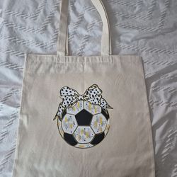 Soccer mom/Teacher tote bags