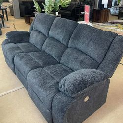 Brand New Ashley Slate Reclining Living Room Set Sofa And Loveseat 