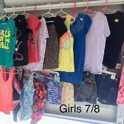 Girls clothes size 7-8