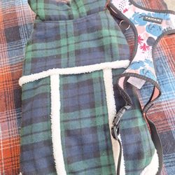 Dog  Sweater  And  Dog Harness  