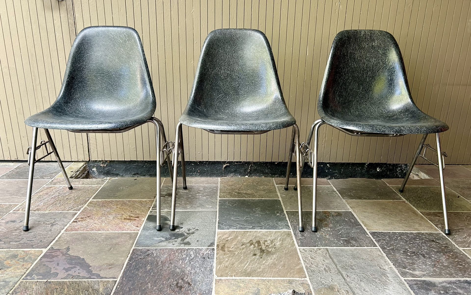 Vintage Eames DSS Stacking Chairs