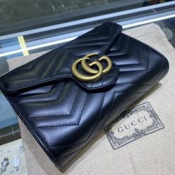 Gucci Mini Black Bag With Chain 