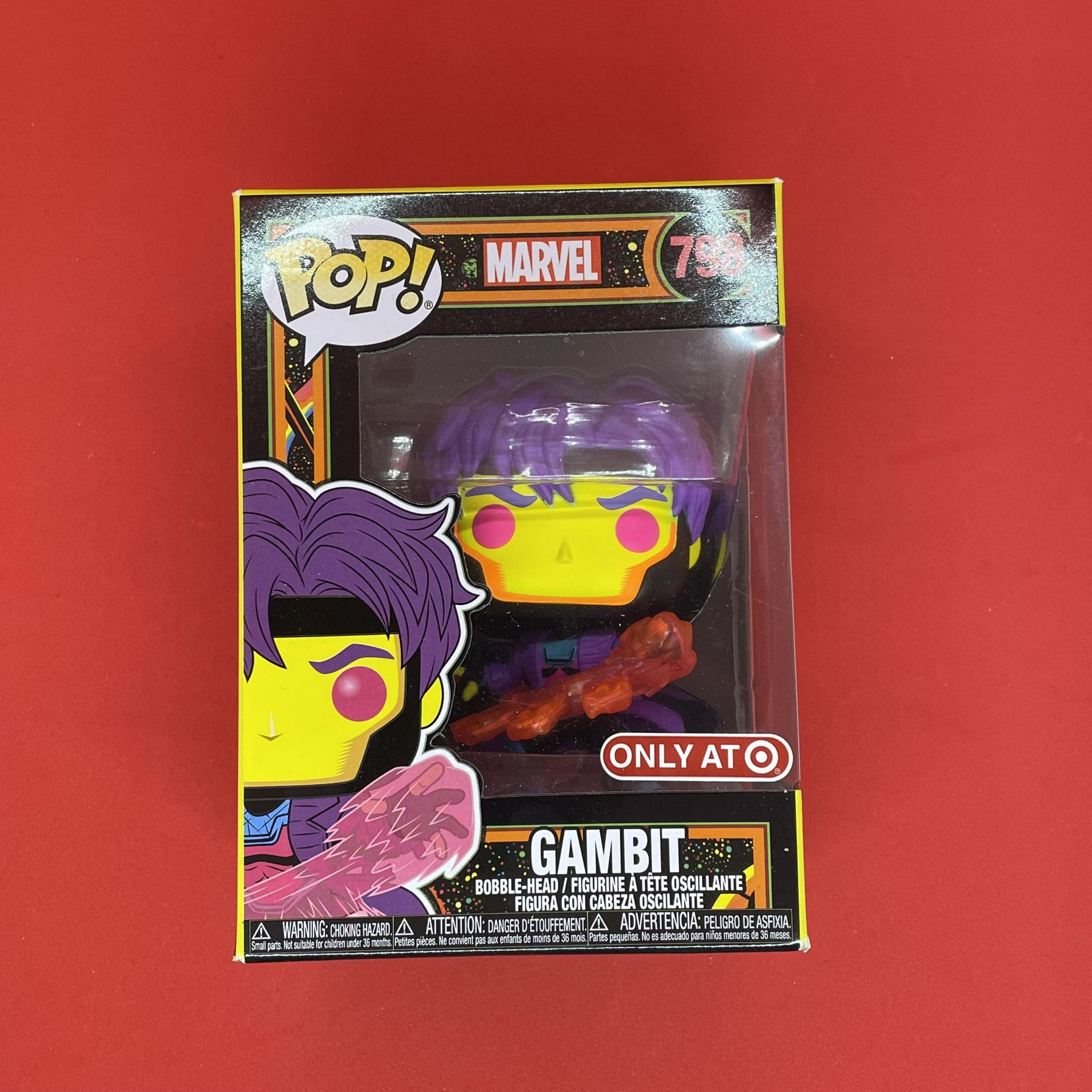 Funko PoP! Marvel Black Light Gambit #798 Target Exclusive