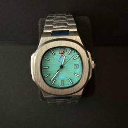 Silver And Turquoise Luxury Watch