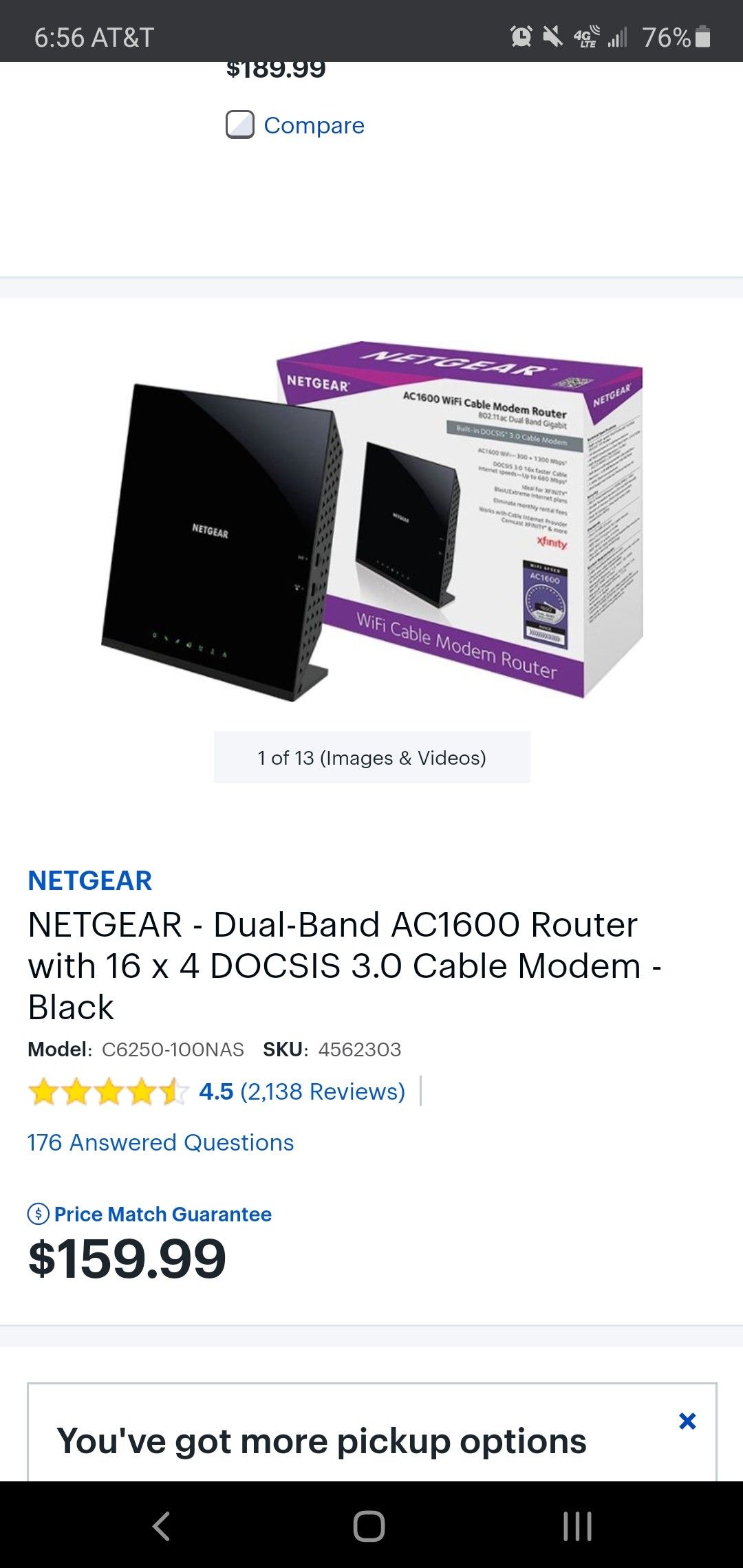 Netgear dual band ac1600