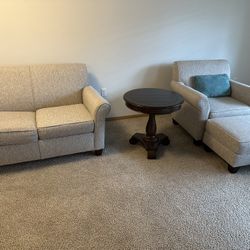 Love Seat/chair With Ottoman 