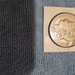 1891 cc Morgan silver dollar