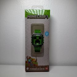 Minecraft Digital LCD Watch Green